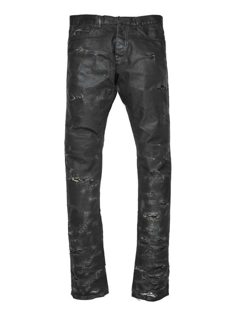 dior homme strip pants|dior men's denim.